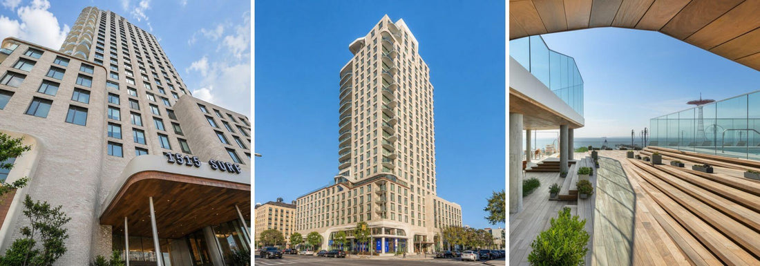 1515 Surf Avenue Brooklyn exterior glass and railings protected with EnduroShield