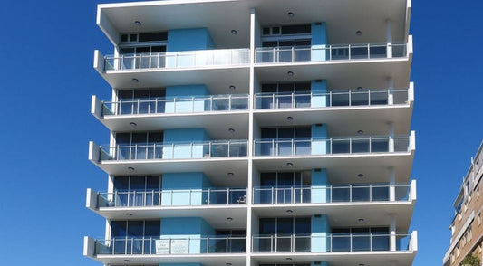 Glass Protection for Apartments: Aqua View Apartments - Sunshine Coast, Australia